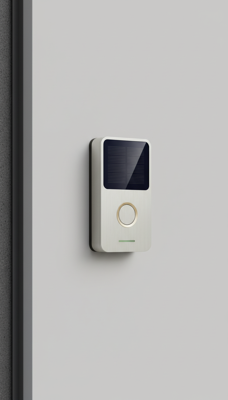 Solar Doorbell System with Two-Way Audio